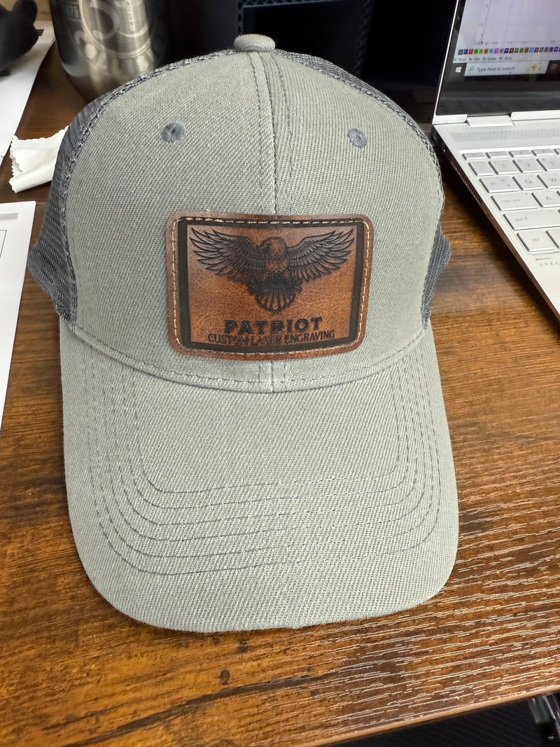 Custom Leather Patch Hats: Richardson 112