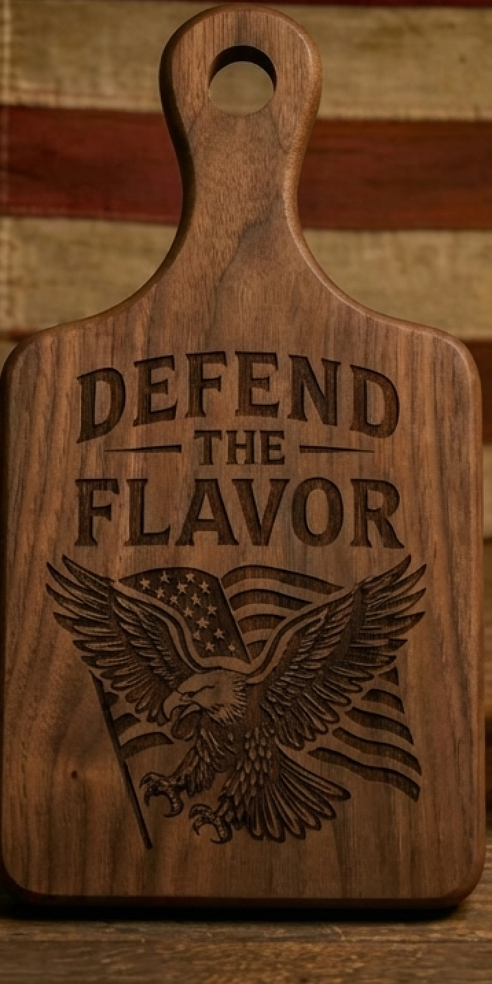 Defend the Flavor Cutting Board (Walnut)