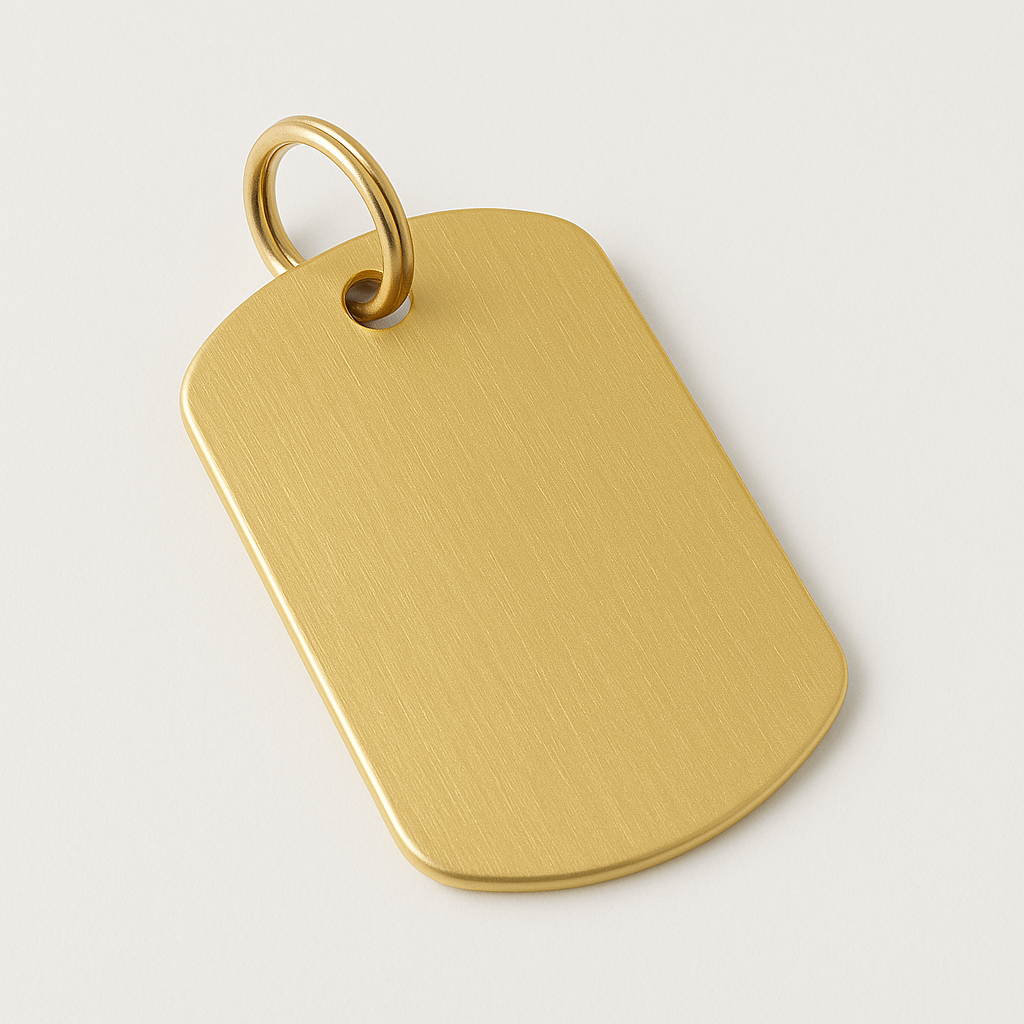 Engraved Dog Tag Necklace