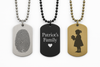 Engraved Dog Tag Necklace